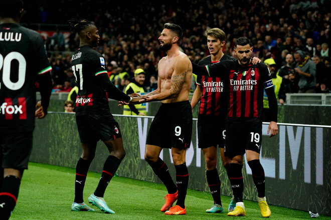 Милан – Специя – 2:1. Гол и красная Жиру на последних минутах. Видео голов
