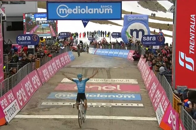 Джиро д'Італія. Баїс виграв гірський етап