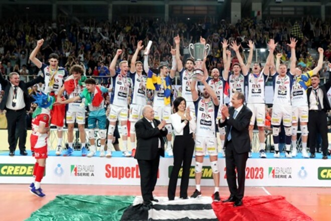 Победителем итальянской Суперлиги стал клуб Трентино