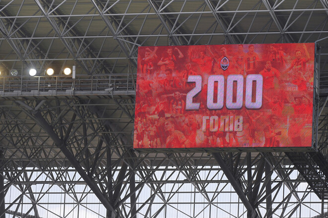 Шахтер забил 2000-й мяч в чемпионатах Украины