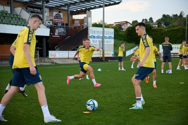 Молодежная сборная Украины в Австрии начала подготовку к Евро-2023 U-21