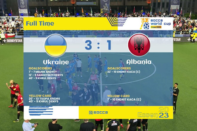 ВИДЕО. Как Украина прошла Албанию на чемпионате мира 2023 по socca