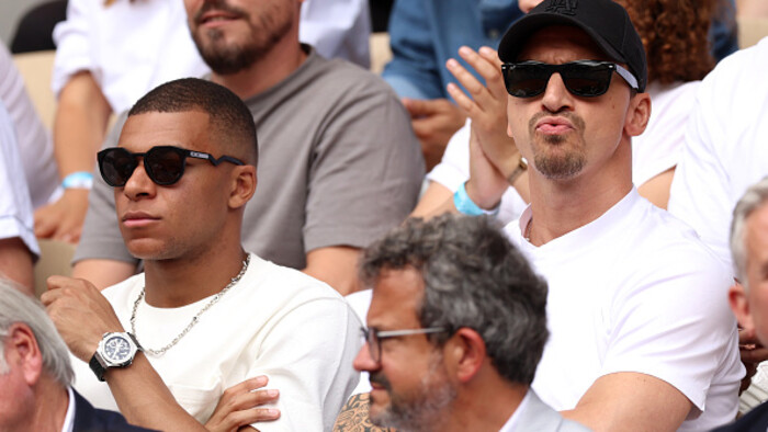 ФОТО. Легенди ПСЖ. Мбаппе та Ібрагімович зустрілися на фіналі Ролан Гаррос