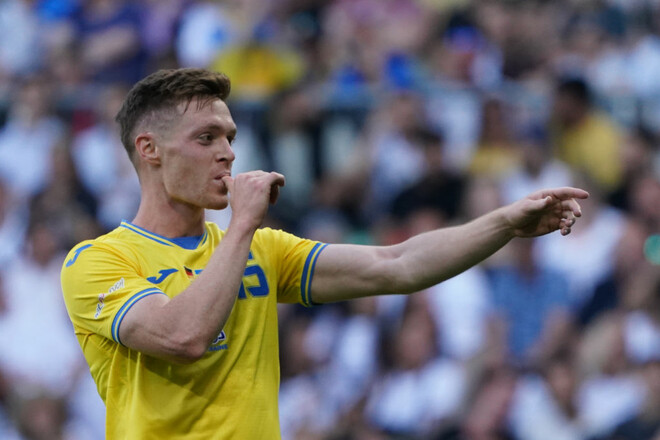 Автором первого гола года сборной Украины стал Виктор Цыганков