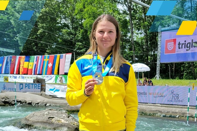 Вікторія Ус здобула дві срібні медалі на етапі КС із веслувального слалому