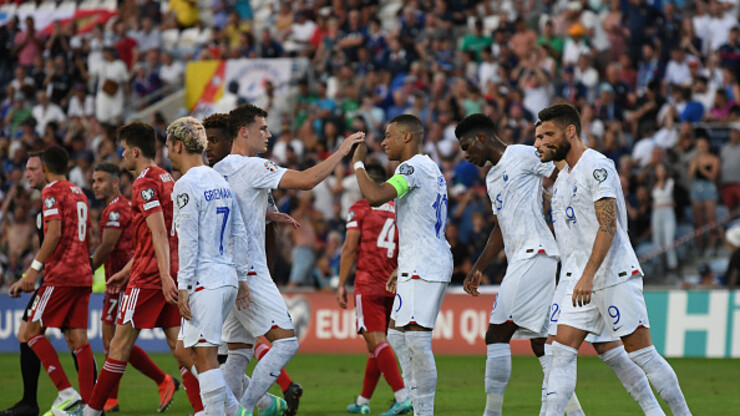 Евро-2024. Группа В. Франция обыграла Гибралтар, Греция выиграла у Ирландии