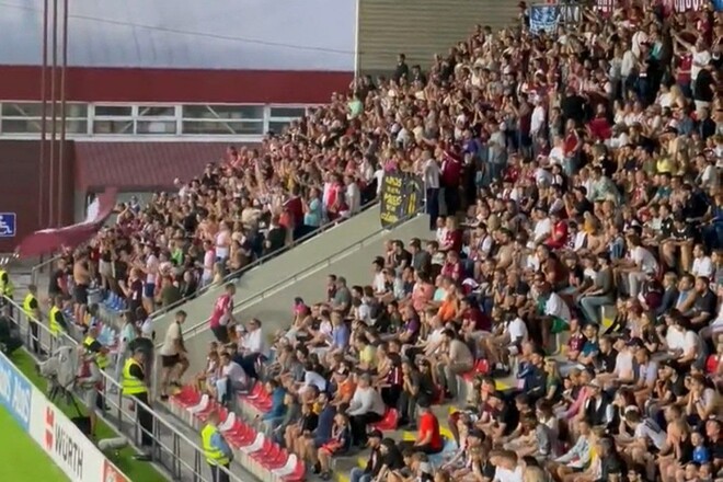 ВІДЕО. Латвійці виконали хіт «путін – х***о» на матчі відбору до Євро-2024