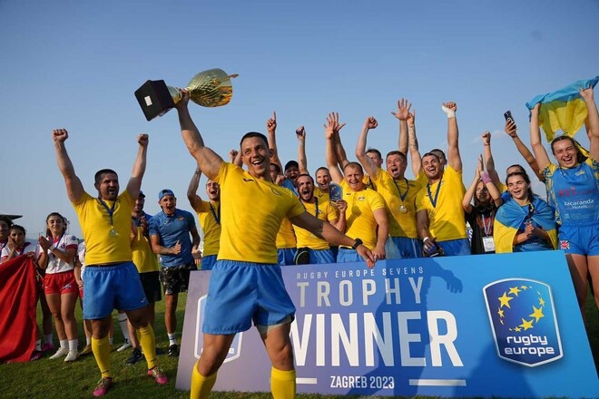 Сборные Украины по регби-7 выиграли первый раунд ЧЕ-2023 в дивизионе Trophy