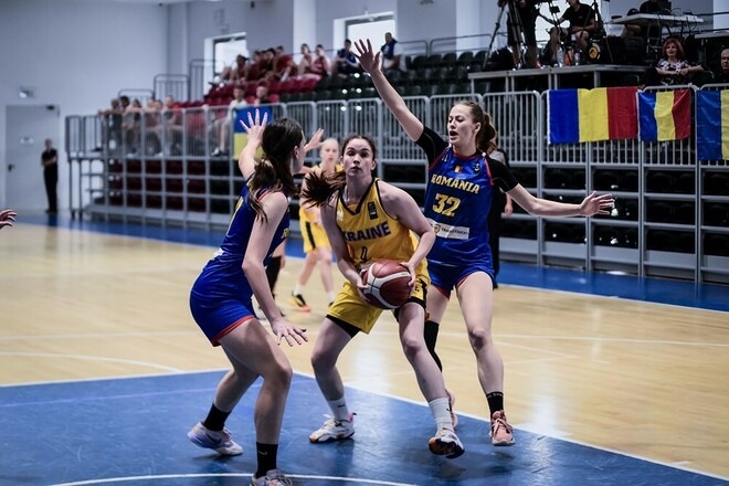 Україна в овертаймі обіграла Румунію на жіночому Євробаскеті U-18