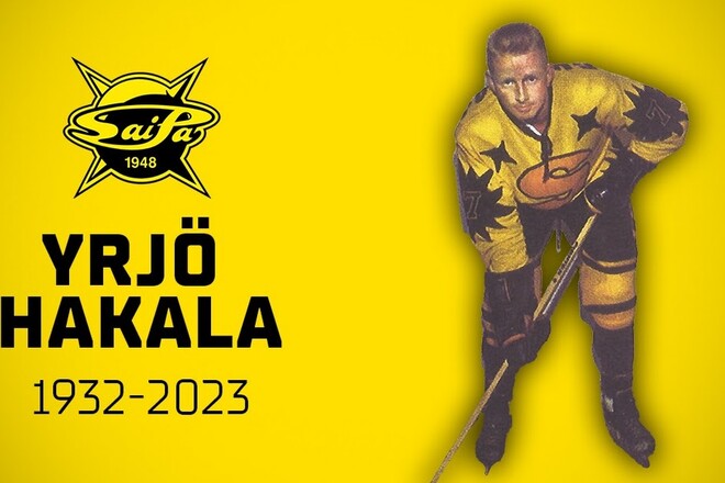 Помер легендарний фінський хокеїст Хакала