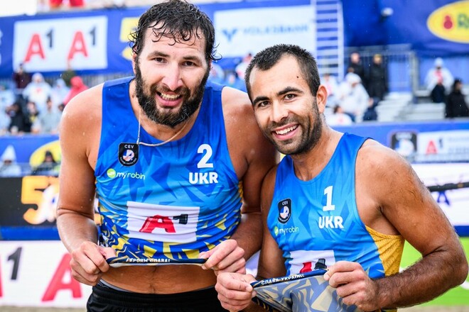 Украина впервые выиграла медаль чемпионата Европы по пляжному волейболу