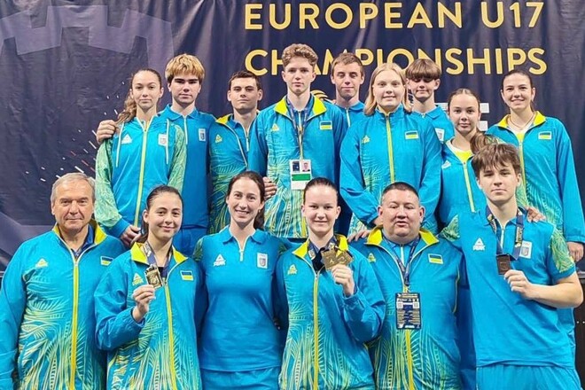 Українські бадмінтоністи здобули три медалі на чемпіонаті Європи U-17