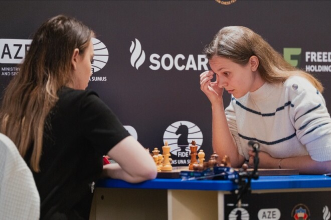 Анна Музычук проиграла тай-брейк полуфинала Кубка мира по шахматам
