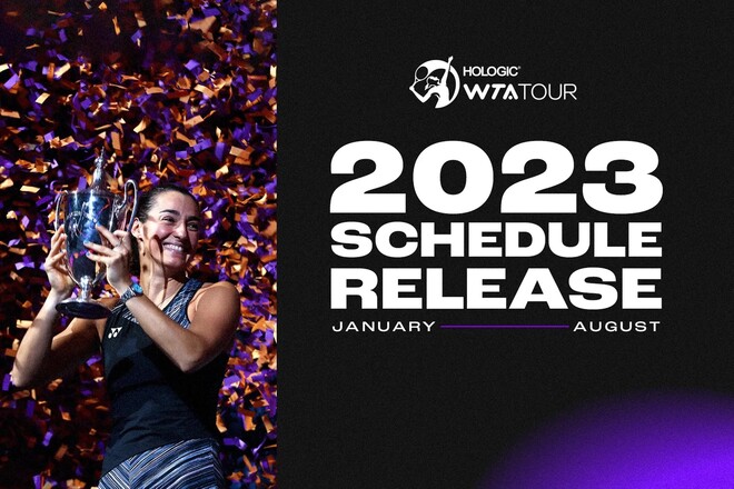 WTA анонсировала предварительный календарь соревнований на 2023 год