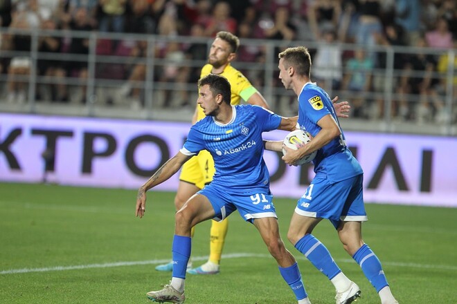 Перший гол у Лізі конференцій Динамо забило пізніше, ніж у інших єврокубках
