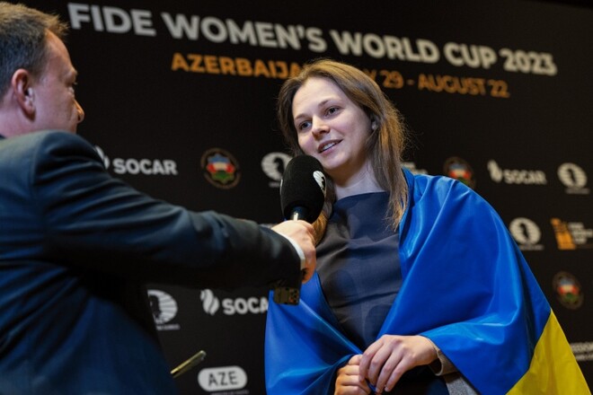 Анна Музичук здолала китаянку і здобула бронзу Кубка світу з шахів
