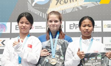 Полина Халькевич выиграла золото ЧМ по скалолазанию среди юниоров