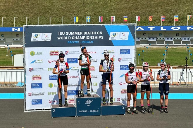 Елена Городна выиграла бронзу в юниорской гонке преследования на летнем ЧМ