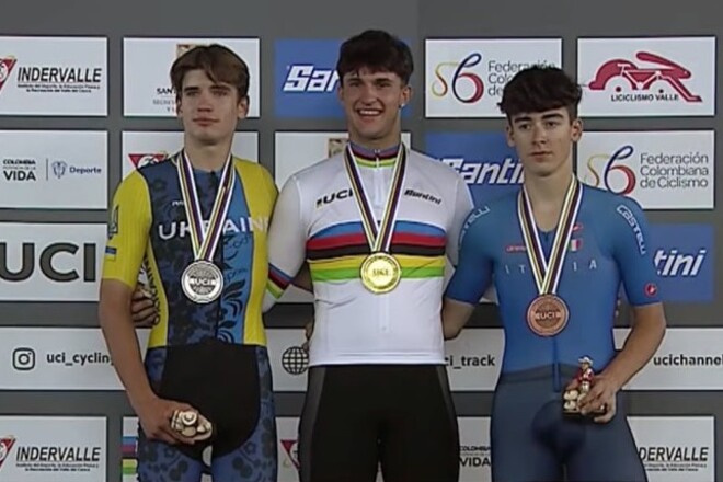 Велотрек. Ушаков принес Украине вторую медаль юниорского ЧМ