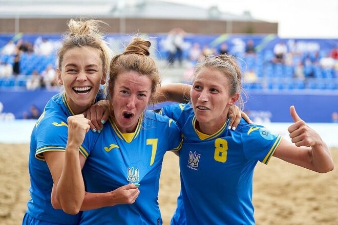 Жіноча збірна України з пляжного футболу увійшла у топ-3 світового рейтингу