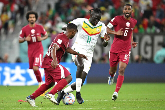 ФОТО. Как Катар забил свой первый гол, но проиграл Сенегалу