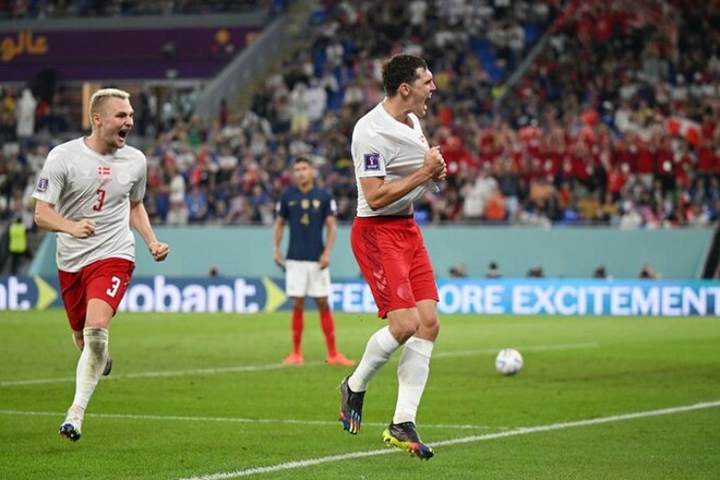 ВИДЕО. Помог угловой. Дания забила в ворота сборной Франции
