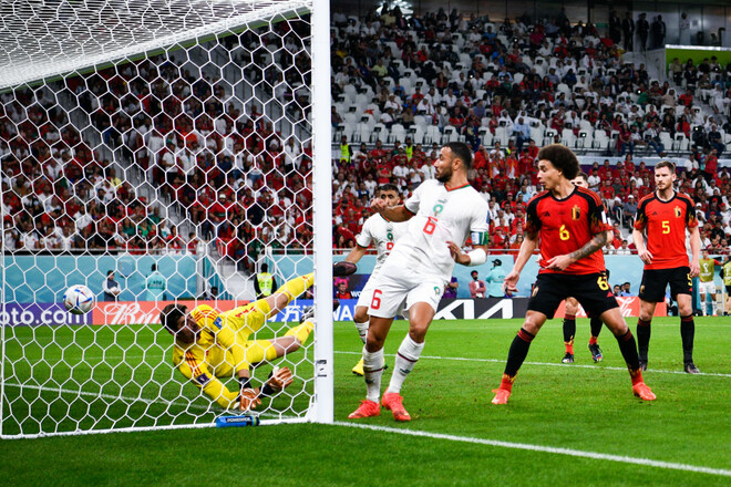 ФОТО. Два гола без ответа. Как сборной Марокко шокировала Бельгию