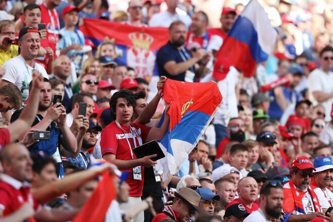 Любителі руского міру. Сербія може заплатити за прапор рф на ЧС у Катарі