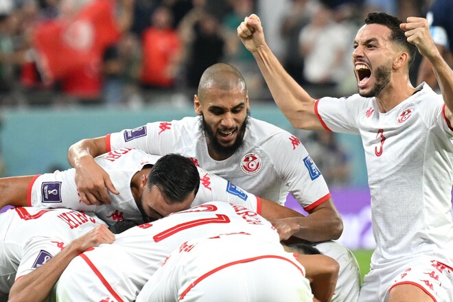 ВИДЕО. Тунис борется за плей-офф. Команда забила в ворота Франции