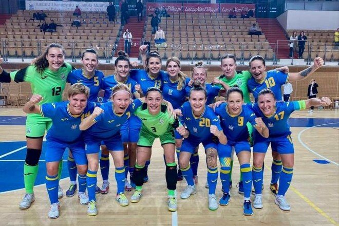 Украина вышла в финал четырех женского Евро-2023 по футзалу