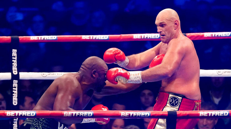 Tendril?  Tyson Fury calmly took on Chisora