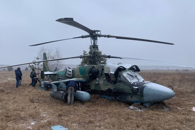 ВІДЕО. Як російський гелікоптер Ка-52 зустрівся з українською ракетою