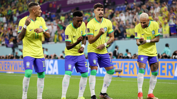 Brazil – South Korea – 4:1.  Translation of the match text