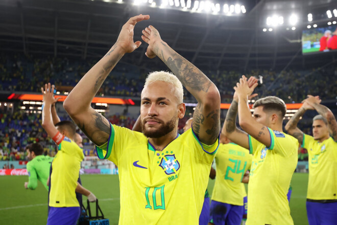 НЕЙМАР: «Залишилося зіграти 3 матчі на ЧС. Бразилія націлена на титул»