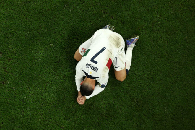 ВИДЕО. Роналду расплакался после вылета Португалии в четвертьфинале ЧМ