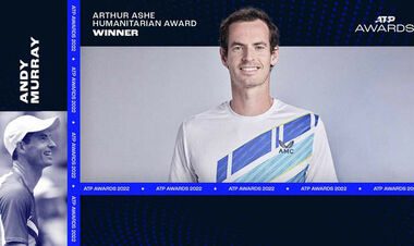 Маррей отримав Гуманітарну нагороду імені Артура Еша за підтримку України