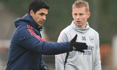 «Отлично восстанавливается». Артета рассказал о состоянии Зинченко