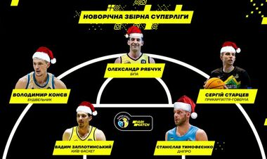 ФБУ назвала символічну збірну першої половини сезону Суперліги