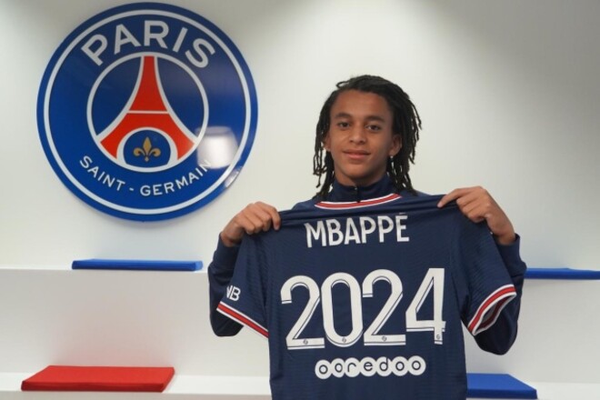 15-летний брат Мбаппе дебютировал за ПСЖ в Юношеской Лиге УЕФА