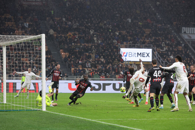 Милан – Рома – 2:2. Абрахам спас игру на 90+4 минуте. Видео голов и обзор
