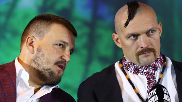 Suddenly.  Usyk surprised by the choice of his favorite footballer