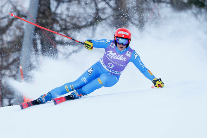 Горные лыжи. Бриньоне выиграла супергигант в Санкт-Антоне