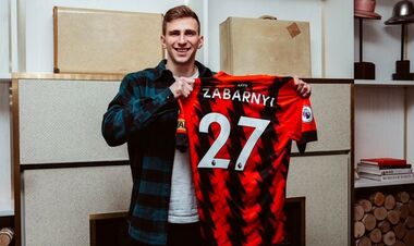 Стала известна зарплата Забарного в Борнмуте