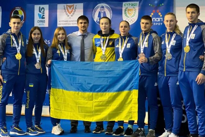 Украина заняла 3 место в общем зачете молодежного ЧЕ по карате