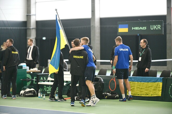 Сборная Украины по теннису поднялась на одну строчку в рейтинге наций