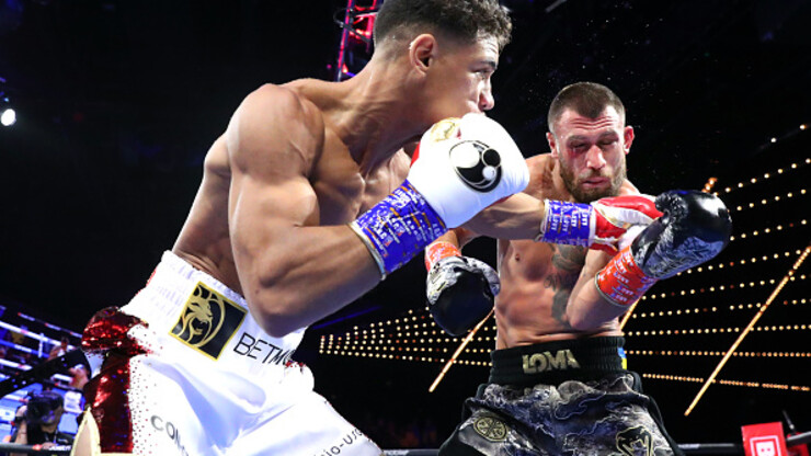 Lomachenko defeated Ortiz in a very difficult points fight.  Come on – Haney!