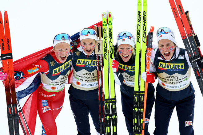 Лыжные гонки. Норвегия – чемпионки мира в женской эстафете