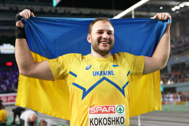 Кокошко завоевал бронзу на ЧЕ-2023 в толкании ядра с национальным рекордом