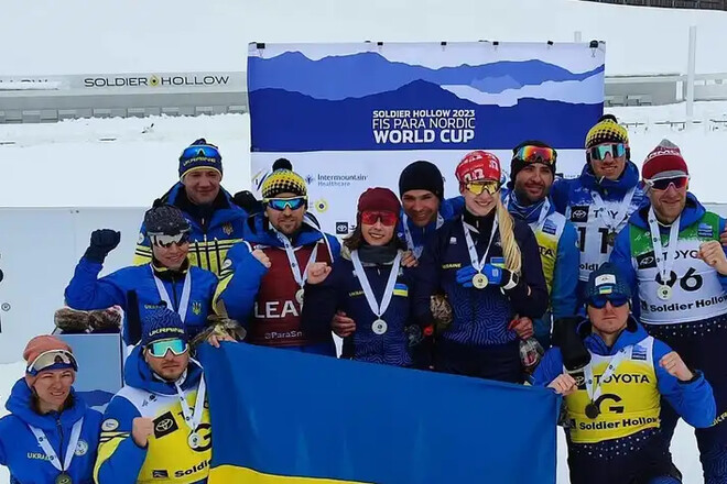 Украинцы выиграли 33 медали на этапе КМ по парабиатлону и лыжным гонкам