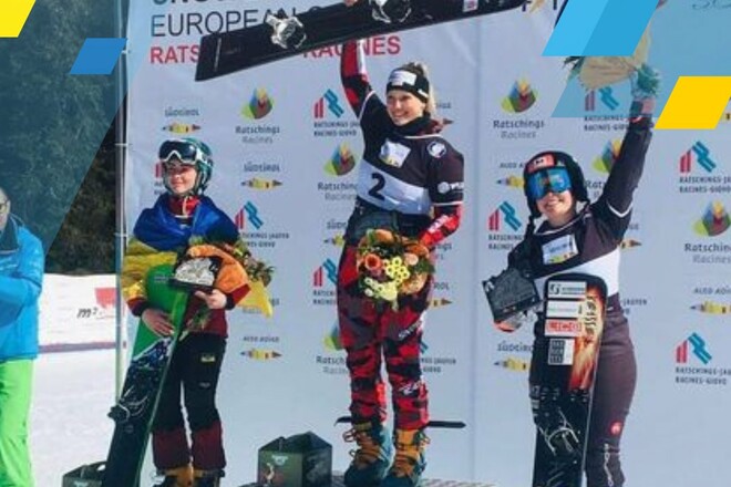 Украинка Гапатин выиграла серебро на финальном этапе КЕ по сноубордингу